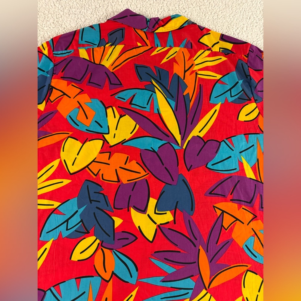 Vtg Surf Line Jams Made In Hawaii Shirt - 100% Cotton RARE Prototype Men L READ - Picture 7 of 11